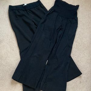 TWO Motherhood Maternity Pants. Small.